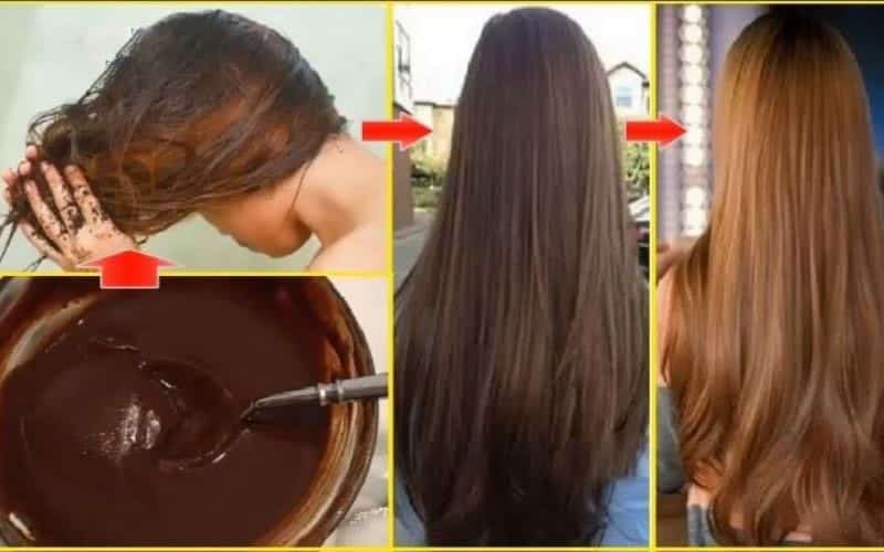 Qu&aacute; tr&igrave;nh ủ t&oacute;c với hỗn hợp sền sệt, kết quả l&agrave; m&aacute;i t&oacute;c d&agrave;i, su&ocirc;n mượt v&agrave; b&oacute;ng khỏe.