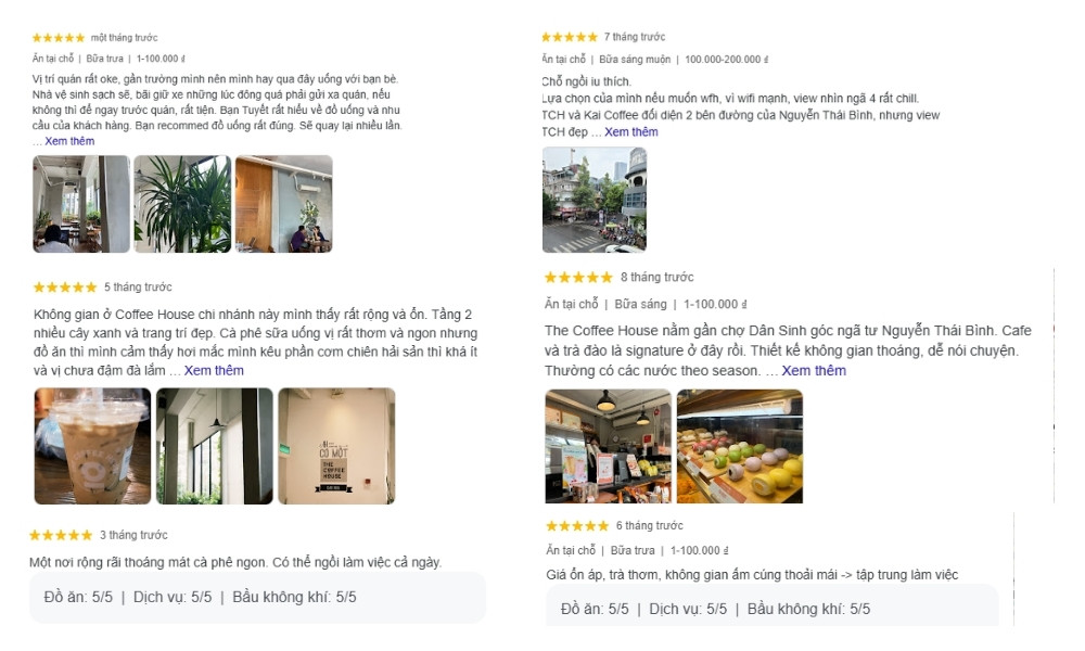 Khám Phá 15 Quán Cafe Yên Tĩnh ở Quận 1: Không Gian Thoải Mái, Thức Uống Tuyệt Hảo 30 Các đánh giá và hình ảnh về quán cà phê với không gian, cây xanh, đồ uống và nội thất bên trong.