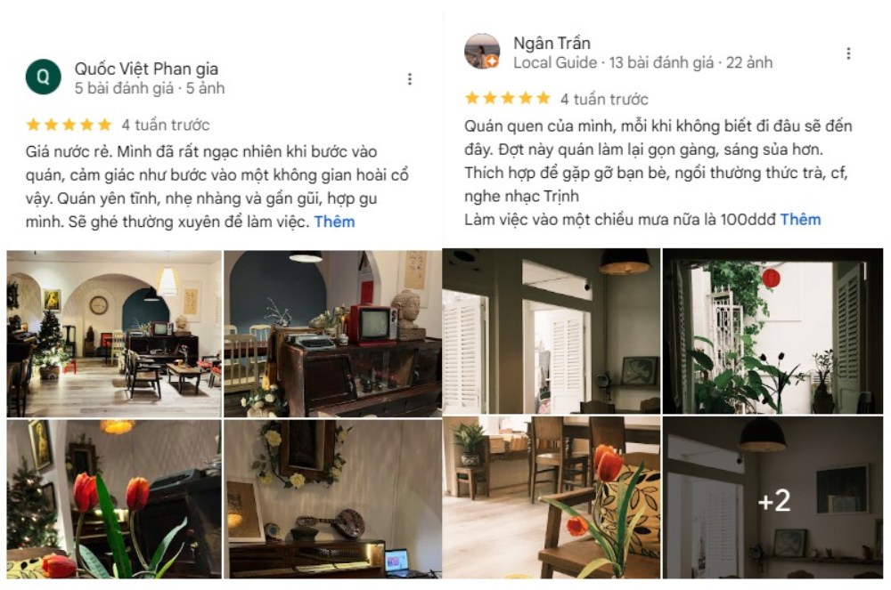 Khám Phá Top 6 Quán Cafe Mở Cửa 24h Tại Quận 3 Cho Người Yêu Thích Cú Đêm 9 Hình ảnh chụp không gian quán cà phê với nội thất trang trí cổ điển và cây xanh, tạo cảm giác ấm cúng.