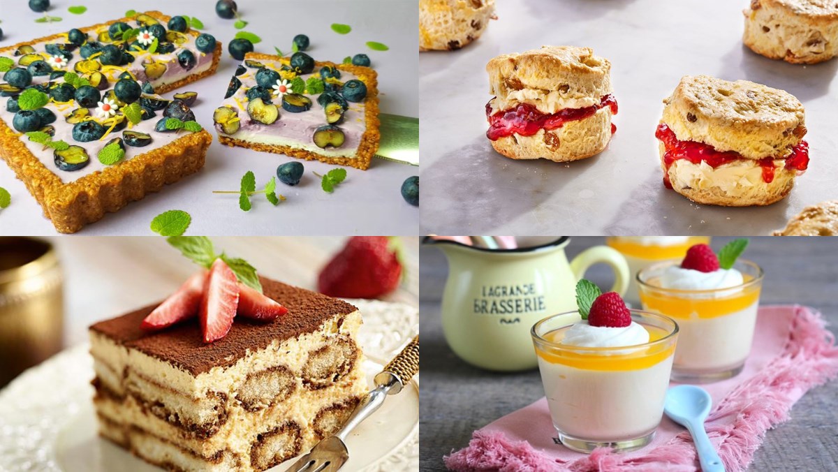 Các loại bánh ngọt kèm theo nên có trong menu