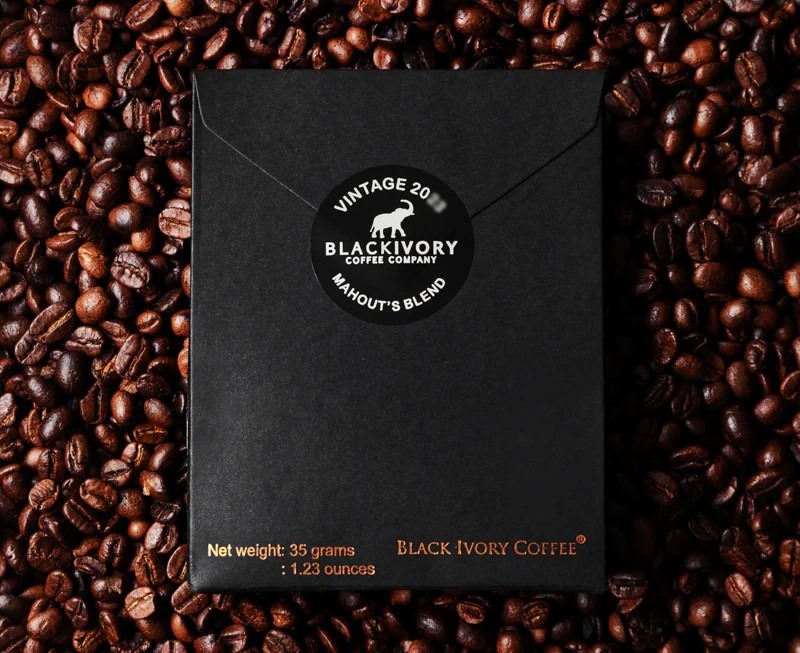 Black Ivory Coffee Ca phe voi den