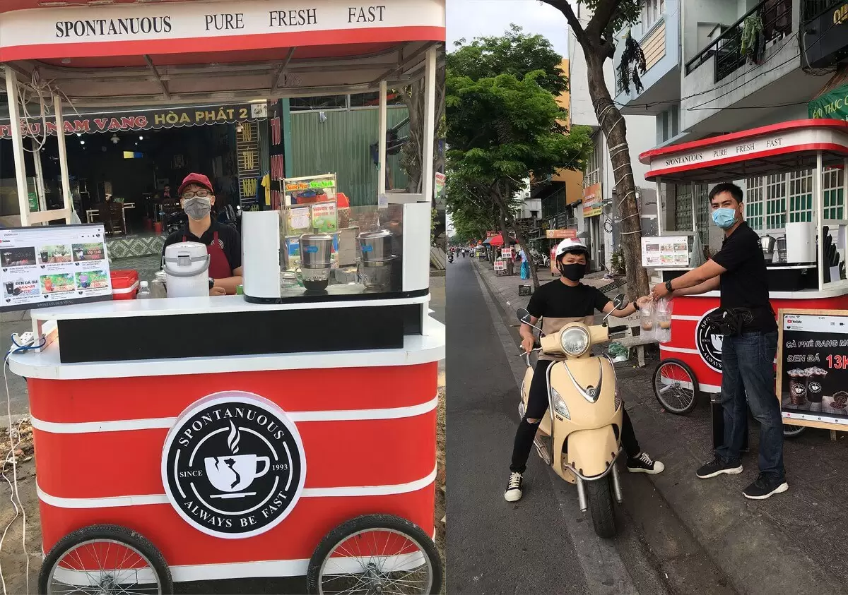 Chiến Lược Kinh Doanh Cafe Mang Đi: Tối Ưu Vốn Thấp, Tăng Trưởng Lợi Nhuận Cao 4 Mô hình cafe mang đi vỉa hè