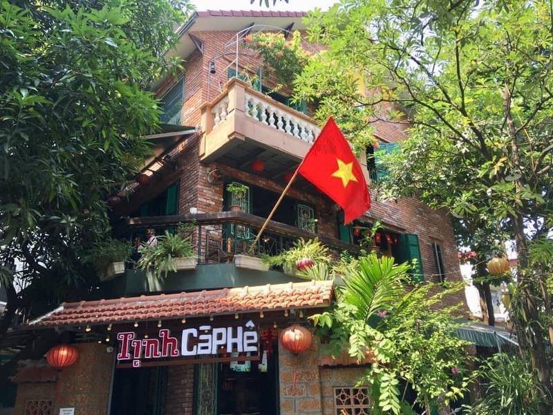 qu&aacute;n cafe y&ecirc;n tĩnh ở H&agrave; Nội